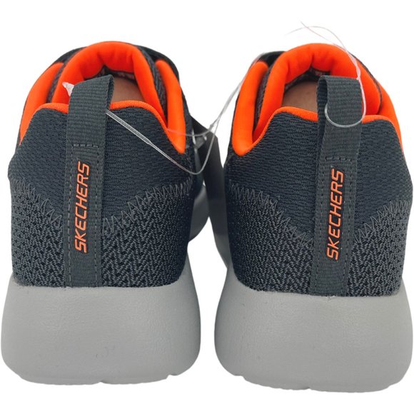 Skechers Boy's's Grey & Orange Running Shoes / Size 1 - Picture 4 of 6